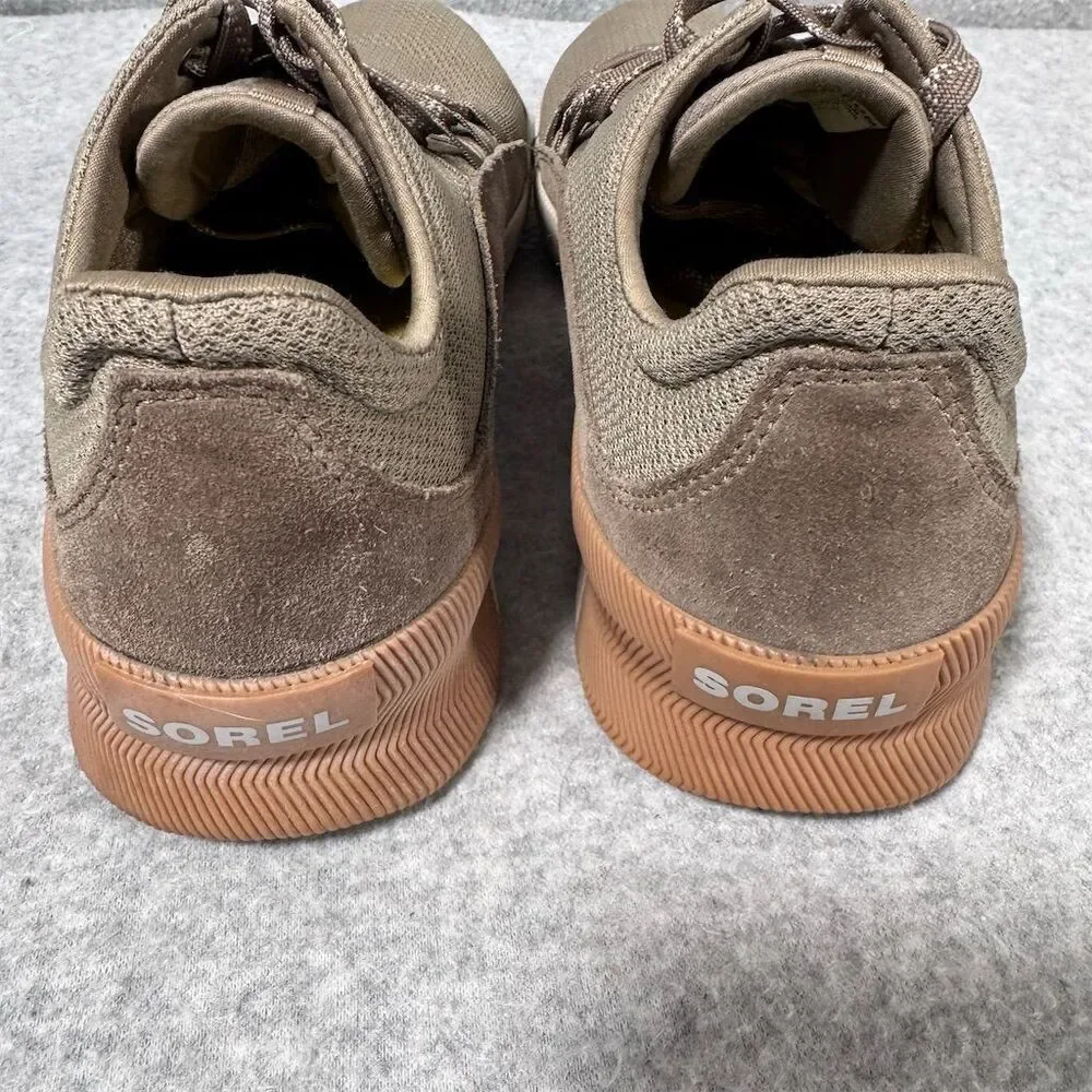 Sorel Women's Out 'N About Plus Lace Up Sneaker Green Size 10